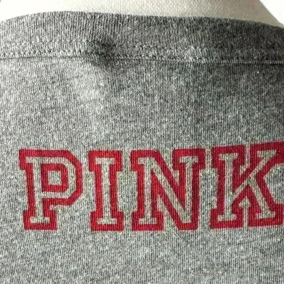 Pink Victoria's Secret With 5th & Ocean Iowa Cyclones Baseball Type Shirt XS - Picture 6 of 6